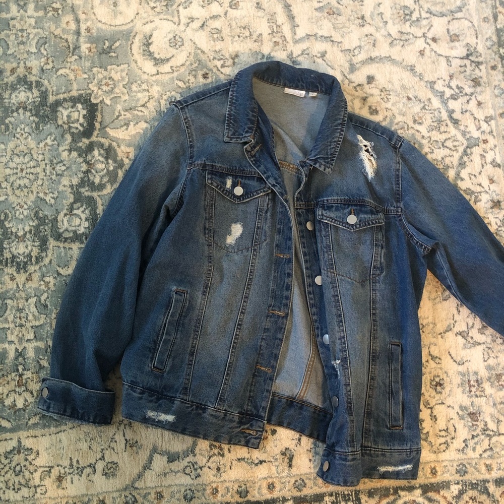 BP Ripped Denim Jacket - Picture 3 of 3